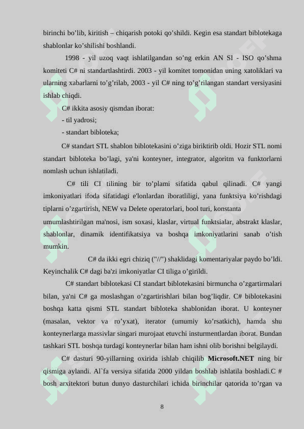 Korxona xodimlari tarif jadvalini yaratish dasturiy vositasi K 8