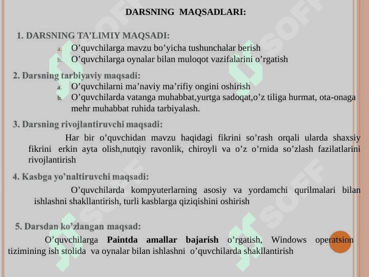 Paintda amallar bajarish 2