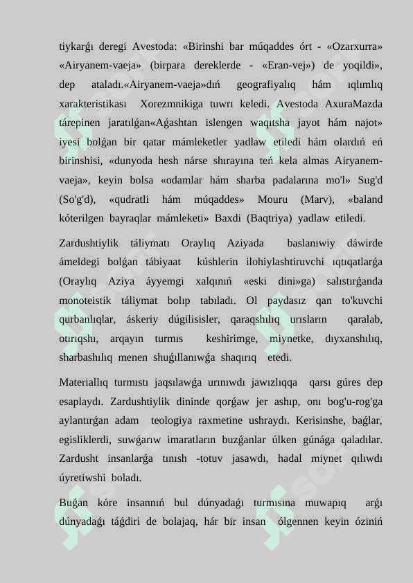 Zardushtlik  dininiń  tabiyatqa  zıyanı 4