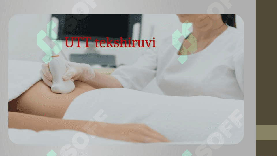 Ultra tovush tekshiruvi.UTT 2
