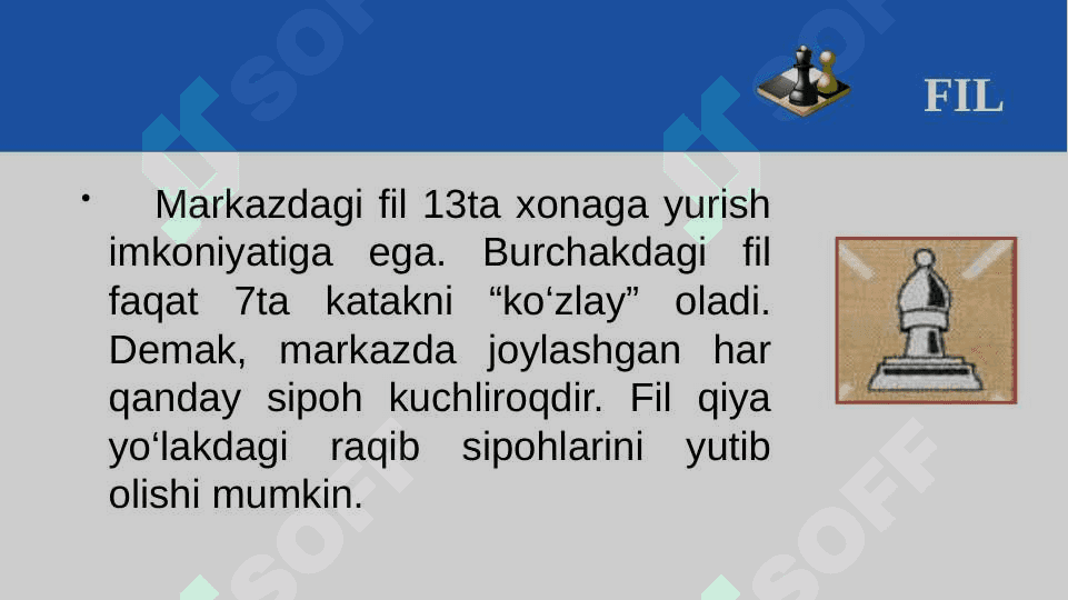 Shaxmat (fil) kombinatsiyalari 3