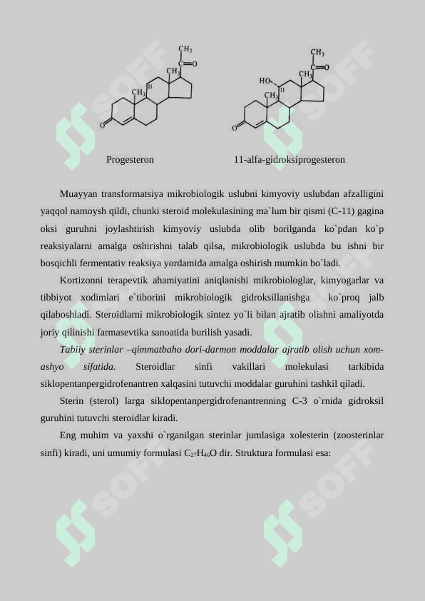 Organik moddalarni mikrobiologik transformatsiyalash va ularni qaytarilishini biotexnologik uslublari Kurs ishi 6