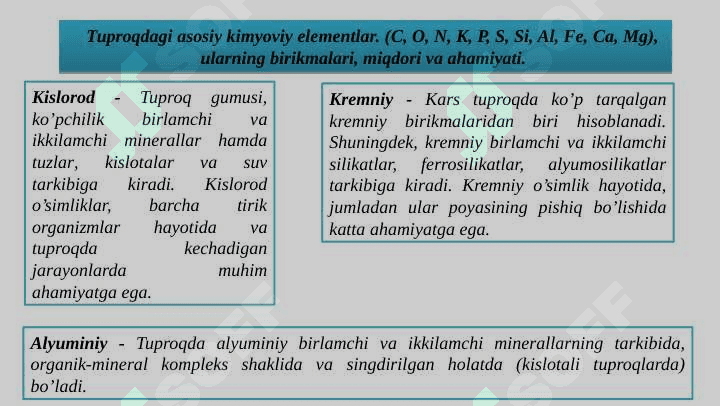 Tuproqning kimyoviy tarkibini dala sharoitida aniqlash 6