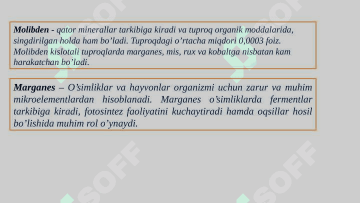 Tuproqning kimyoviy tarkibini dala sharoitida aniqlash 8