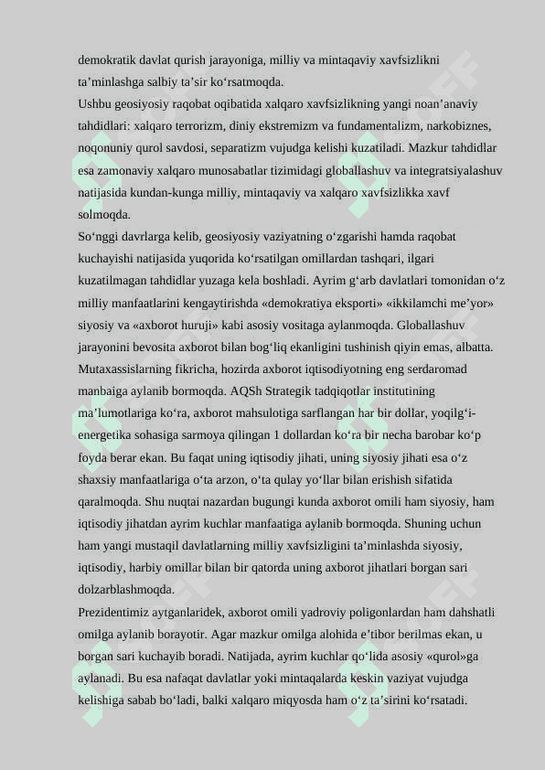 Jamiyatda  ilmiy – texnik  va axborot  (informatsiya)  sohasidagi xavflar 3