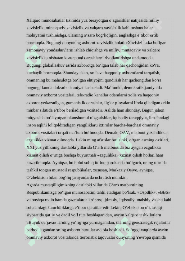 Jamiyatda  ilmiy – texnik  va axborot  (informatsiya)  sohasidagi xavflar 4