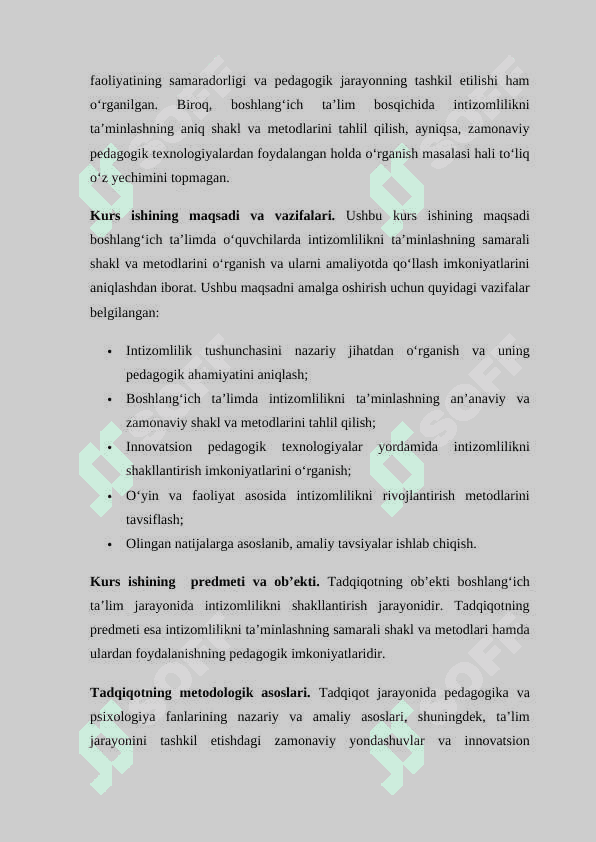 Boshlangʻich taʼlimda oʻquvchilarda intizomlilikni taʼminlashning shakl va metodlari 4