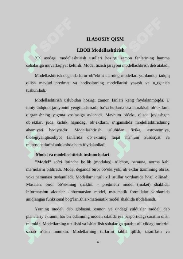 Kichkina kosmik jismning harakatini modellashtirish 6