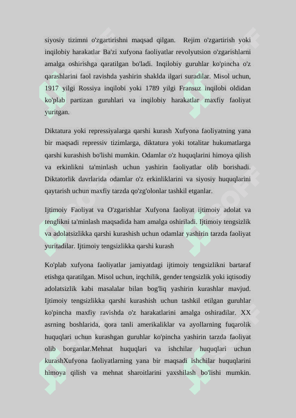 Xufyona faoliyatining kelib chiqishi sabablari 8