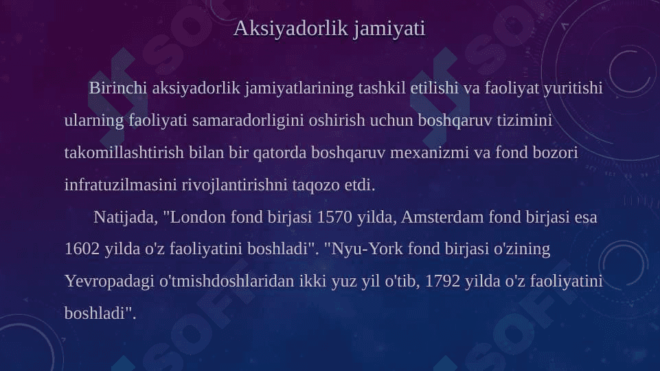 Korporativ tuzilma sifatida aksiyadorlik jamiyatlari faoliyatining tashkiliy asoslari 4