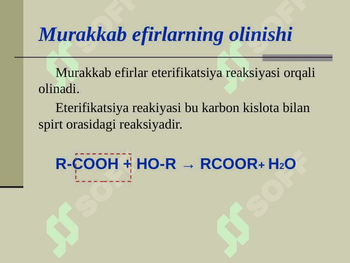 Murakkab efirlar 3