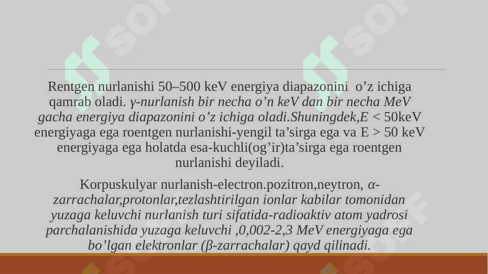 RADIOAKTIV VA RENTGEN NURLARNING KASHF ETILISHI 3