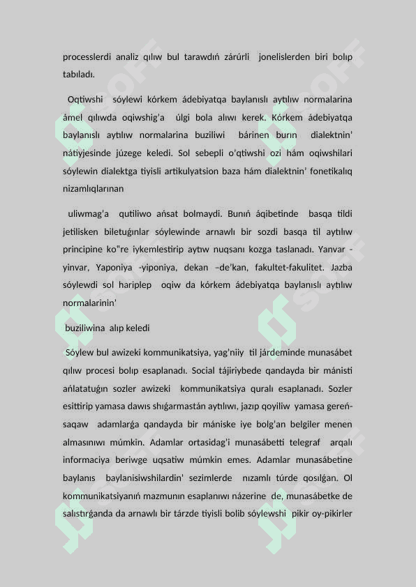 Kopshilik aldina shig’ip soylewlerde h’am bilim beriw  prosesinde soylew madenyati 4