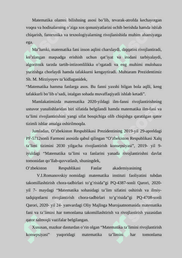 Boshlang’ich sinflarda matematika o’qitish metodikasi fan sifatida 3
