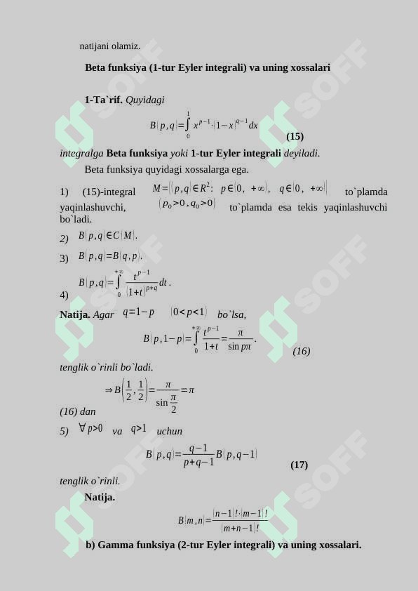 Eyler almashtirmalari 8
