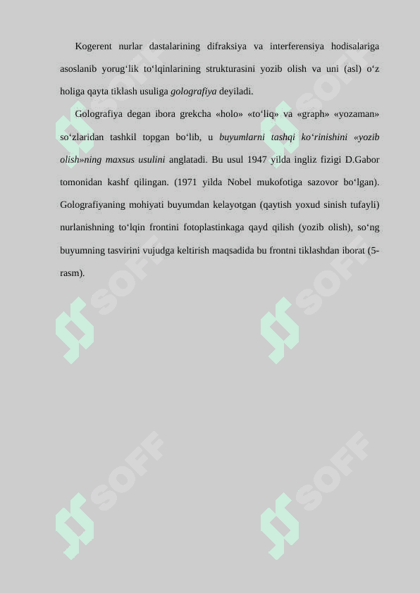 Golografiya haqida tushuncha 3