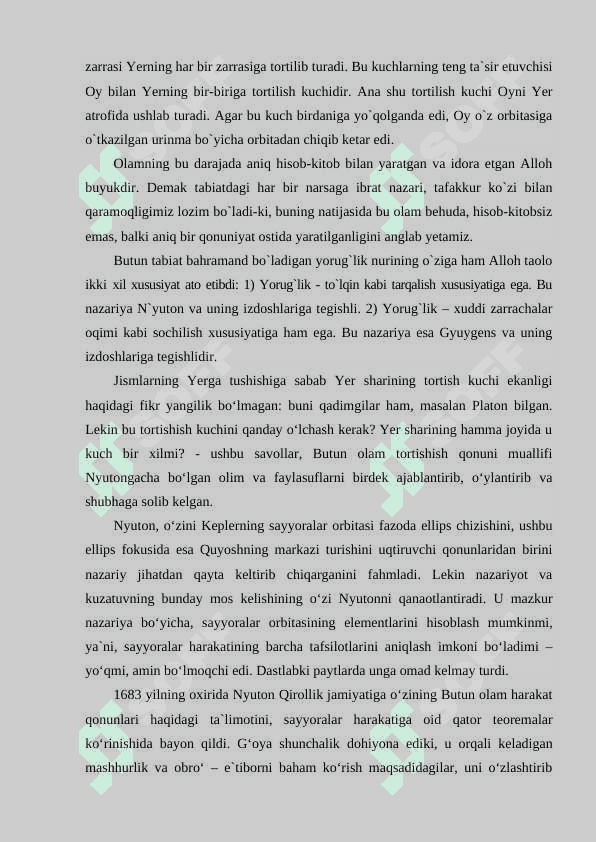Gravitatsion doimiylikni aniqlash 3