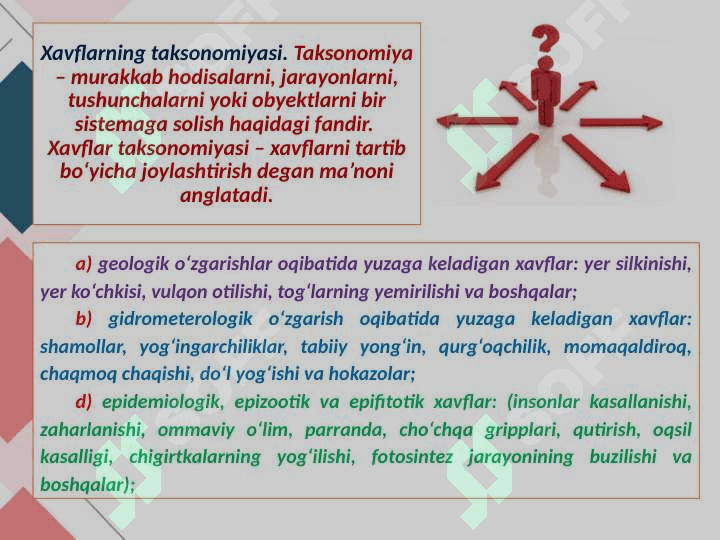 Hayot faoliyati xavfsizligini tahlil qilish 4