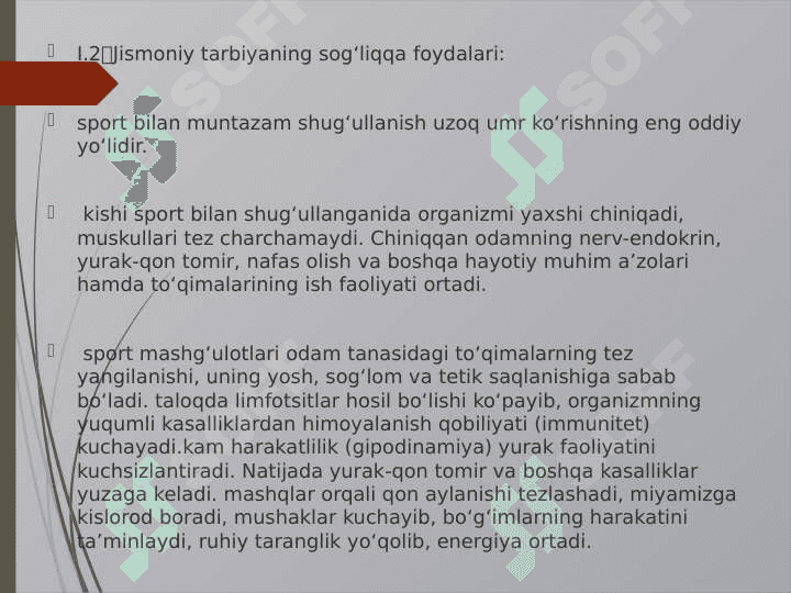 Jismoniy mashqlarning odam organizmi va rivojlanishiga ta`siri 7
