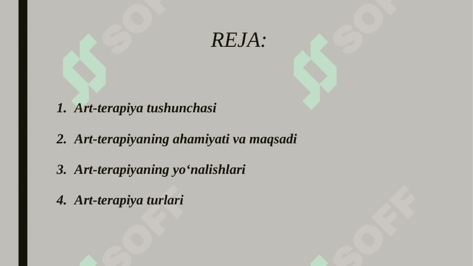 Art-terapiyaning yo'nalishlari Art-terapiya turlari 2