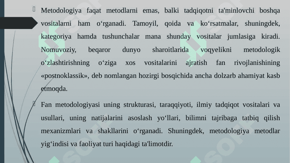 FALSAFA METODLARI 6