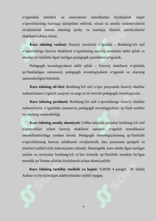 BOSHLANG'ICH SINF O'QUVCHILARIGA FAZOVIY SHAKLLAR TUSHUNCHASINI O'RGATISHDA PEDAGOGIK TEXNOLOGIYALARDAN FOYDALANIB O'QITISH 4