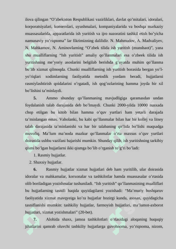 Ish yuritish tili va uslubi hujjat turlari va xususiyatlari 3