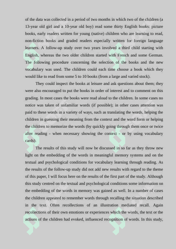 Issues of vocabulary acquisition and learning (kurs ishi) 8