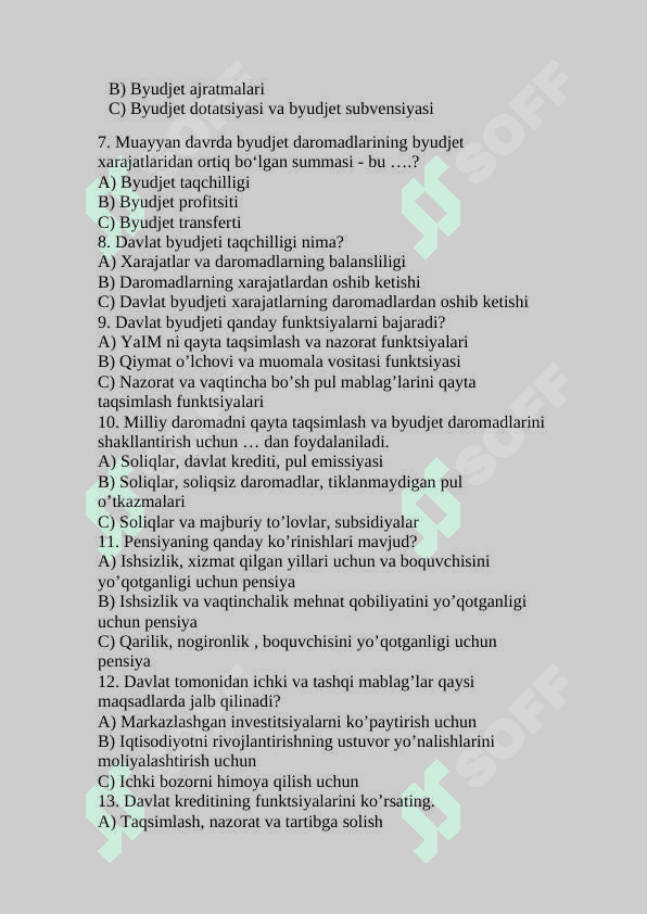 Moliya test 2