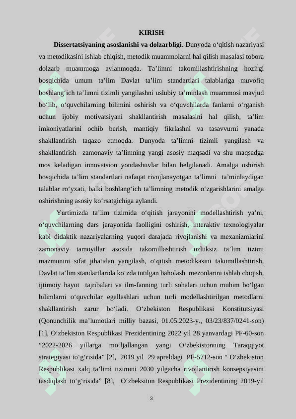BОSHLАNGʻICH SINF ОʻQUVCHILАRIDА MОDULLI TАʼLIM АSОSIDА MОDELLАSHTIRISH METОDLАRINI SHАKLLАNTIRISH 3