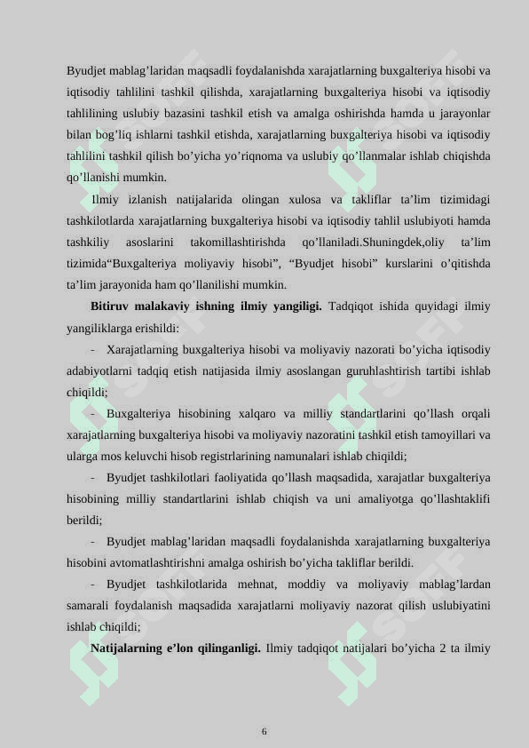 Oliy ta’lim muassasalarida buxgalteriya hisobi va ichki nazorat tizimini takomillashtirish 8