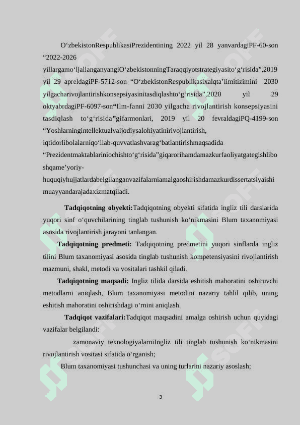 TINGLAB TUSHUNISHNI OSHIRISHDA BLUM TAXANOMIYASINING O‘RNI 4