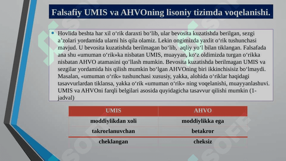 TIL, LISON, NUTQ MUNOSABATI 7