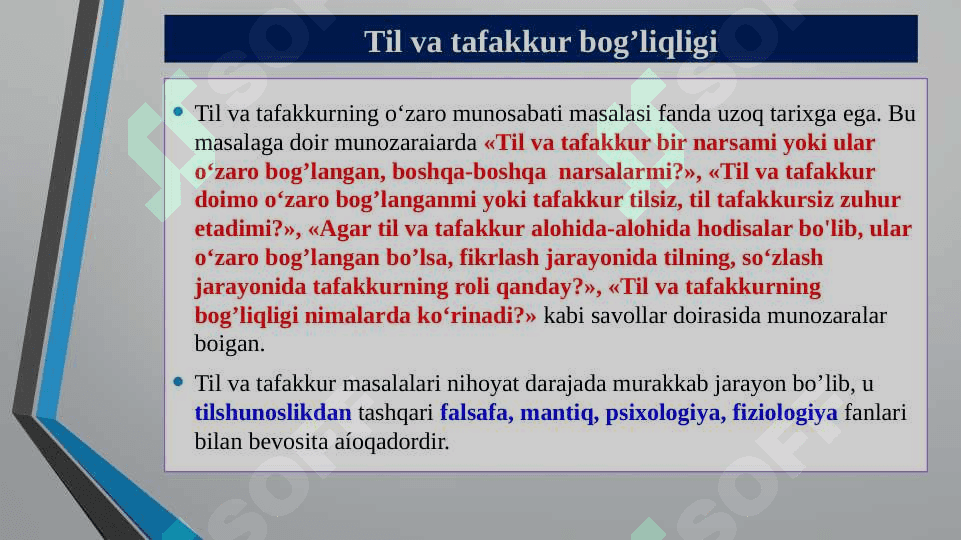 TIL VA TAFAKKUR 6