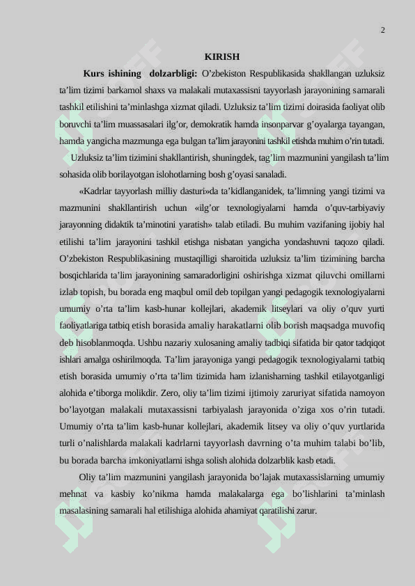 Boshlang’ich sinflarda arifmetik amallar haqidagi tasavvurlarni shakllantirish 2