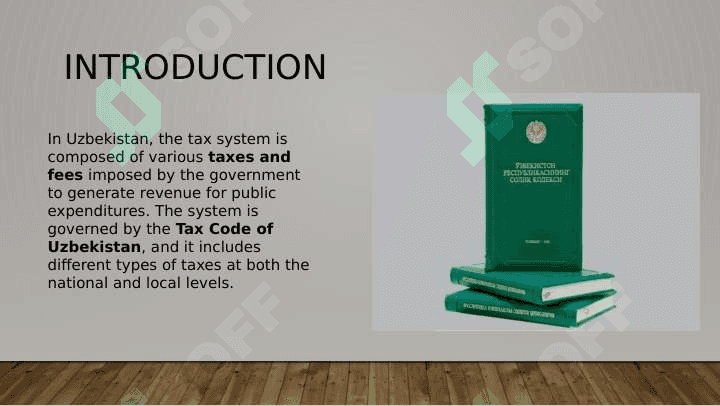 Tax system in Uzbekistan. O`zbekistonda soliq tizimi 3