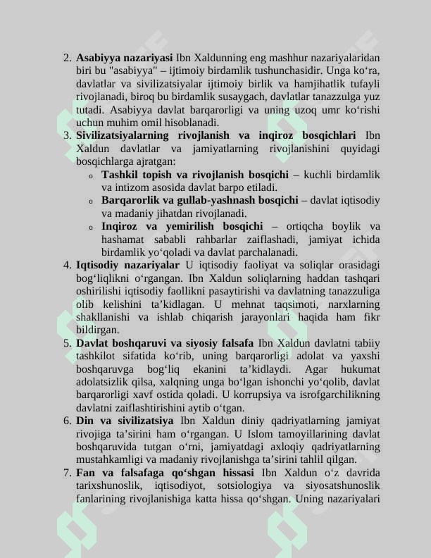 Muqaddima, Ibn Xaldun tarixi. 2