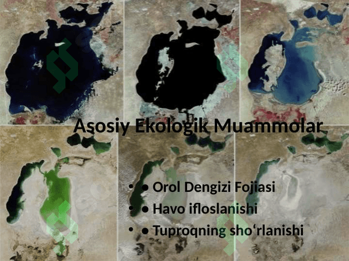 Oʻzbekistondagi ekologik vaziyat 3