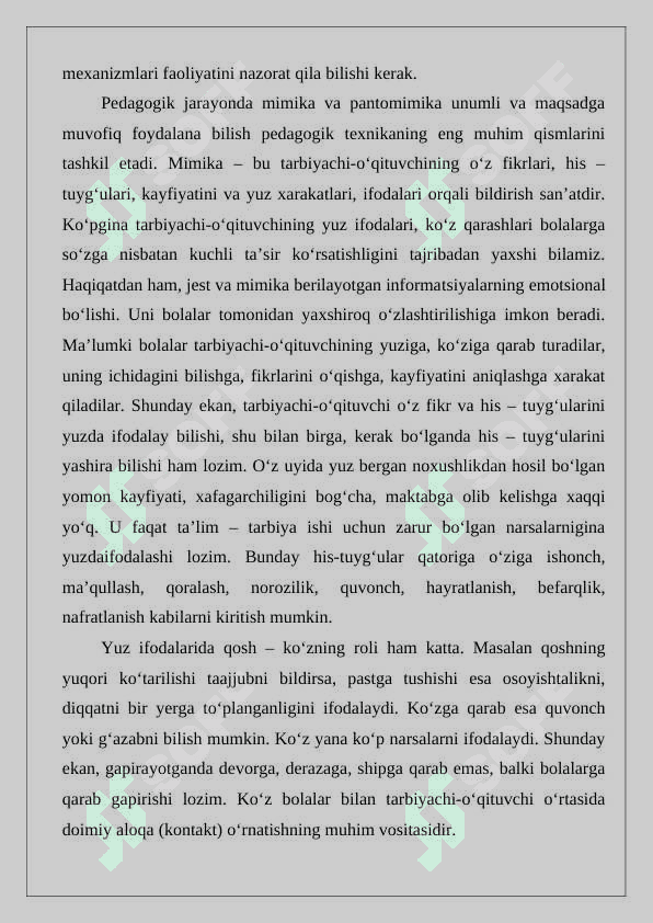 Pedagogik taktni qo'llash shartlari 4