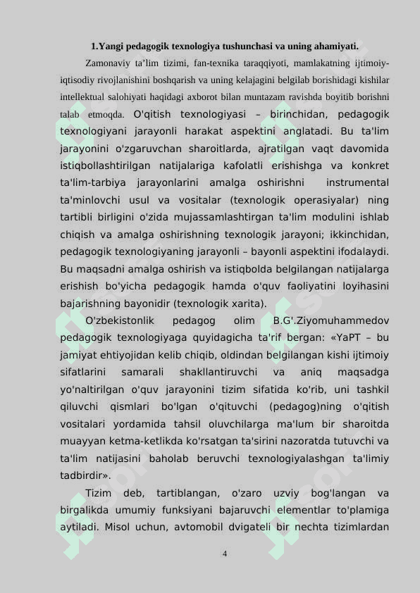 4-SINF TЕNGLAMALARNI YAPT ORQALI O’RGANISH 4