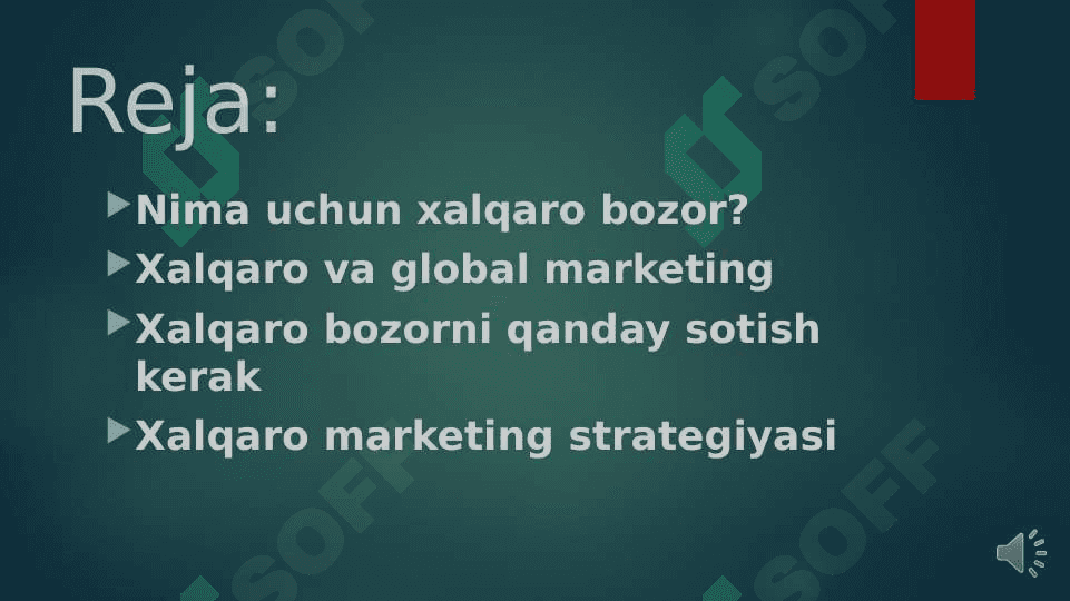 Xalqaro marketing strategiyasining ta’rifi 3