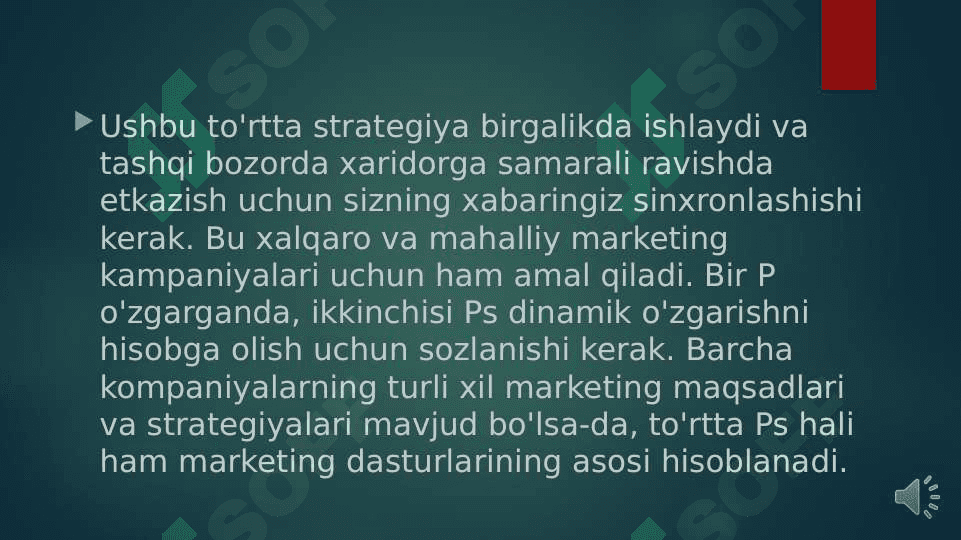 Xalqaro marketing strategiyasining ta’rifi 8
