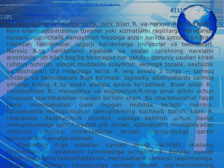 Sanoatda raqobatdoshlik 4