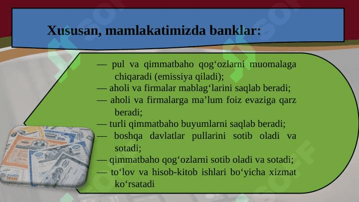 Bank tizimi 6