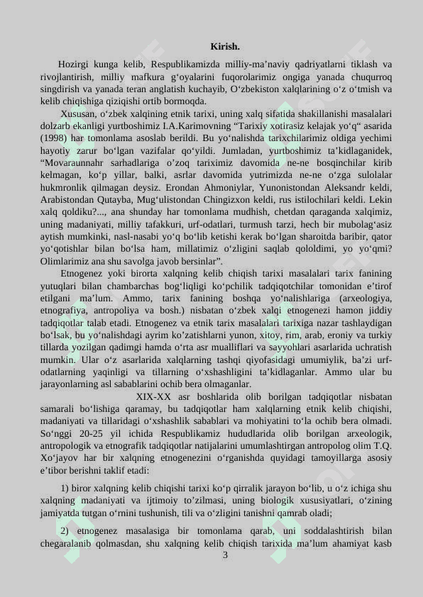 SOVETLAR DAVRIDA O‘ZBEKISTONDA ETNOGRAFIYAGA OID TADQIQOTLAR 3