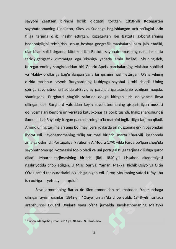 IBN BATTUTANING O’RTA OSIYOGA SAYOHATI 5