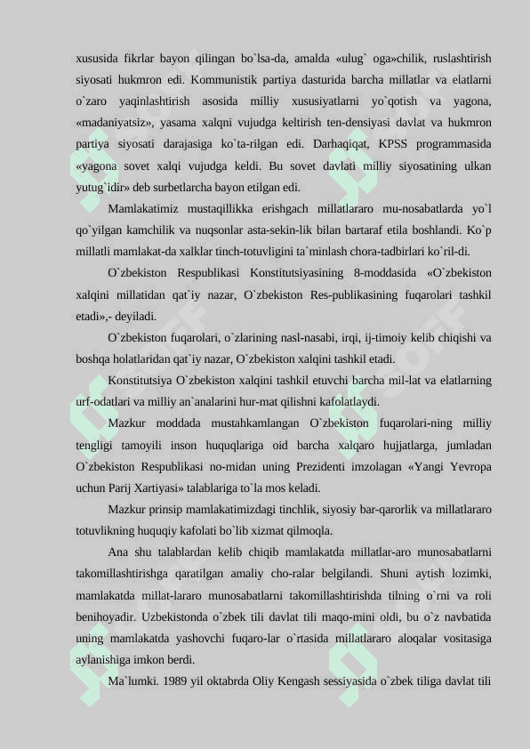 Millatlararo totuvlikni ta'minlash choralarining amalga oshirilishi 3