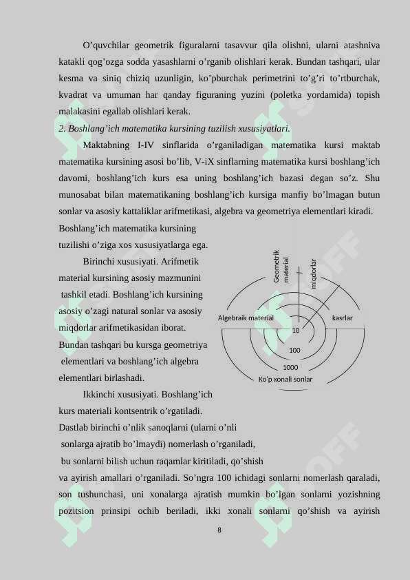 BOSHLANG’ICH SINFDA MATEMATIKA O’QITISHNI TASHKIL QILISH SHAKLLARI 8