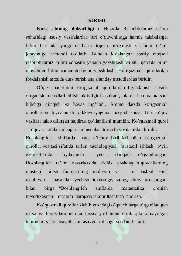 Vaqt o’lchovlarini o’rganishda ko’rgazmali qurollardan foydalanish uslubi 2
