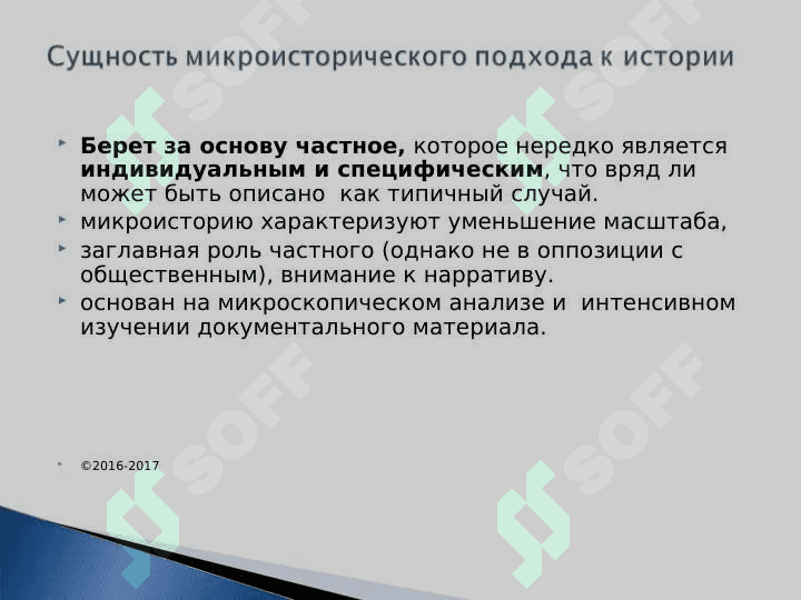 Микроисторический подход к истории 7